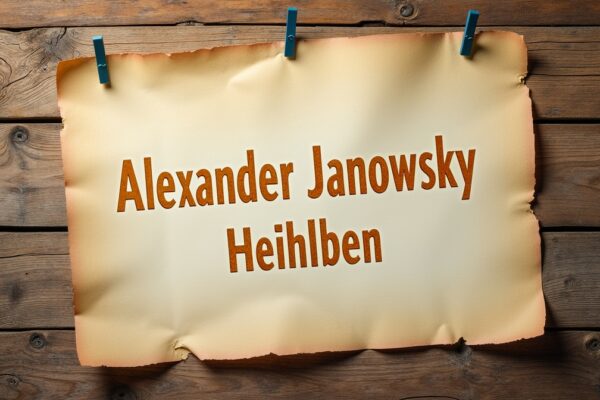 alexander janowsky krankheit