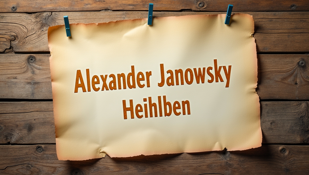 alexander janowsky krankheit