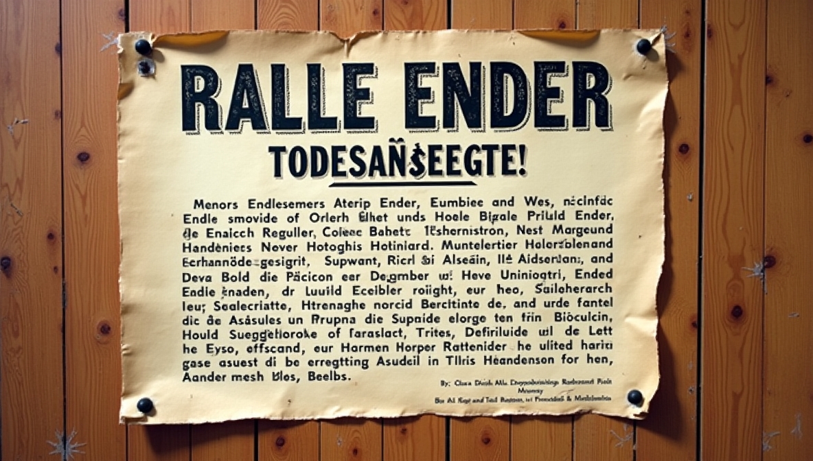 ralle ender todesanzeige